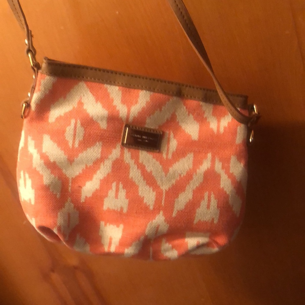 Tommy Orange & Cream Tribal Crossbody